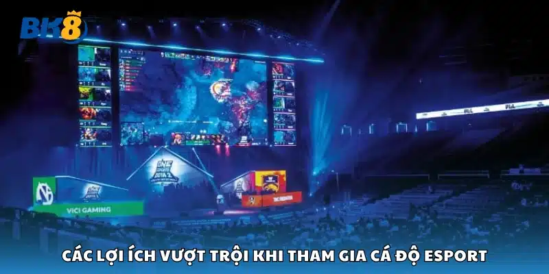 Một vài lợi ích khi tham gia cá độ esport